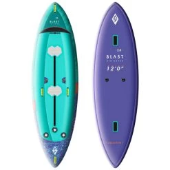 Aquatone Blast 12'0" Recreational Kayak 2-Person Green-Purple