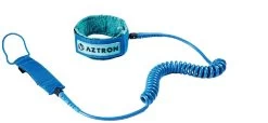 Aztron 10' SupCoil Leash Blue-Green