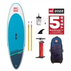 Red Paddle Co. Red Paddle Co 8'10 Whip MSL Inflatable SUP White-Blue-Dark Blue -Water Sports Store red paddle co 8 10 whip msl inflatable sup white blue dark blue 4