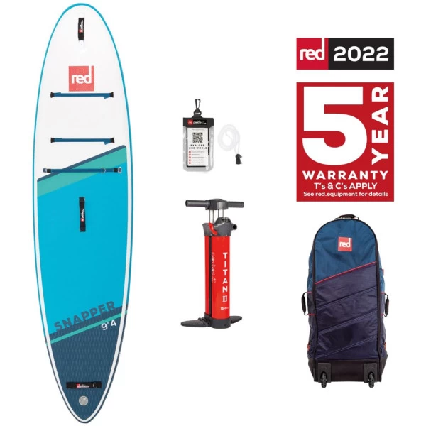 Red Paddle Co. Red Paddle Co 9'4 Snapper MSL Kids Inflatable SUP White-Blue-Dark Blue 5 Red Paddle Co. Red Paddle Co 9'4 Snapper MSL Kids Inflatable SUP White-Blue-Dark Blue - Image 5